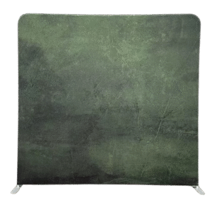 Green canvas textured photo booth backdrop for events